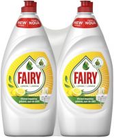 FAIRY Препарат за съдове лимон, 2х900 мл.