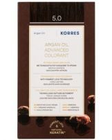 KORRES Боя за коса с арганово масло 5.0 Светлокафяво