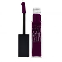 MAYBELLINE NEW YORK COLOR SENSATIONAL VIVID MATTE Течно червило 45 POSES PLUM, 8 мл.