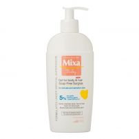 MIXA BABY GEL FOR BODY & HAIR SOAP FREE SURGRAS Гел за измиване на коса и тяло, 250 мл.