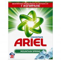 ARIEL Прах за пране планинска пролет 20 пранета, 1.3 кг.