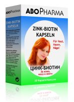 ABOPHARMA Цинк-биотин за кожа, коса и нокти, 30 табл.