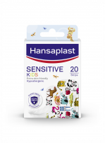 HANSAPLAST ANIMALS Пластир за деца за чувствителна кожа, 20 бр./опаковка