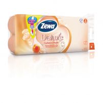 ZEWA DELUXE AQUA TUBE Тоалетна хартия 3 пласта CASHMERE PEACH, 10 бр.