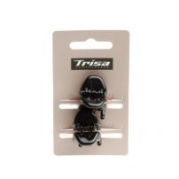 TRISA Малка черна щипка за коса със специална форма