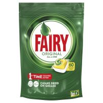 FAIRY Таблетки за съдомиялна лимон, 60бр.