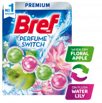 BREF WC PERFUME SWITCH FLORAL APPLE & WATER LILY Ароматизатор за тоалетна, 50 гр.