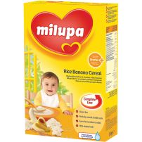 MILUPA Млечна каша старт ориз и банан, 250 гр