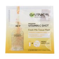 GARNIER SKIN NATURALS FRESH MIX TISSUE MASK VITAMIN C SHOT Маска за лице, 33 гр.