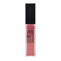 MAYBELLINE NEW YORK COLOR SENSATIONAL VIVID MATTE Течно червило 05 NUDE FLASH, 8 мл.