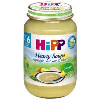 HIPP BIO Пюре Зеленчукова супа с пилешко месо 6+месеца 7973, 190 г